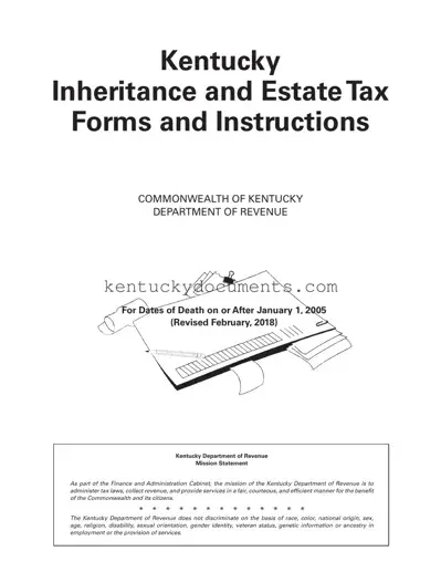 Fill Out a Valid Kentucky Inheritance Tax Form